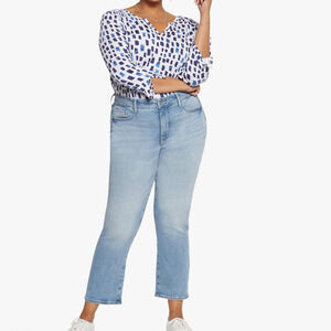 NYDJ NWT‎ Marilyn Straight Ankle Jeans in Easley Plus Size 22W